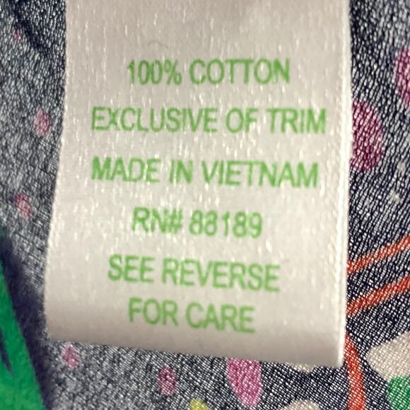 Lilly Pulitzer Garden Menagerie Providence Blouse Purple Red Floral Size Small - Picture 6 of 12